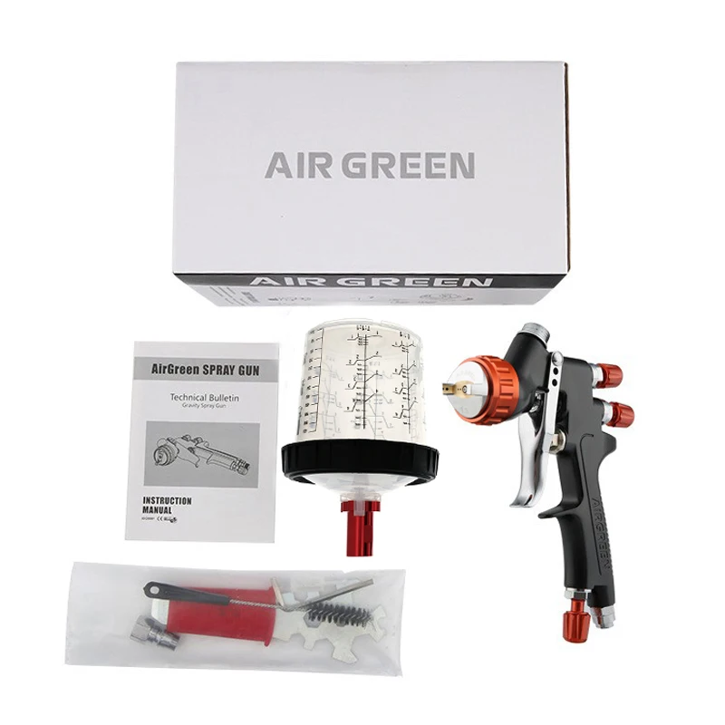 Original AIR GREEN 791 Airbrush Tools Water-soluble Paint Spray Gun HVLP Nozzle Size 1.3mm