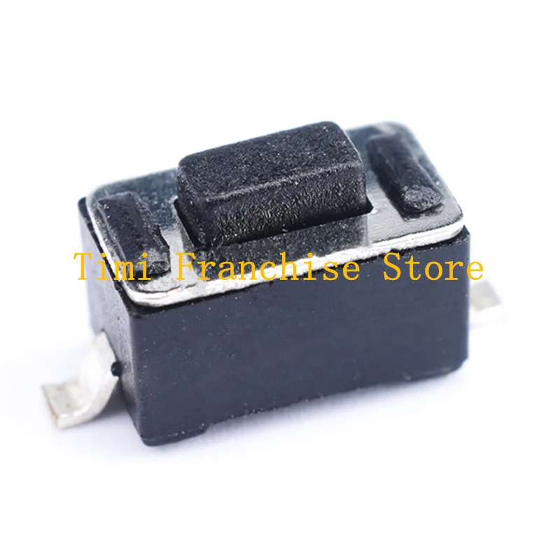 1000PCS 3*6*4.3mm 2pin SMD Tact Switch Push Button Touch Micro Switch 3X6X4.3H black Button 3X6MM 3*6H