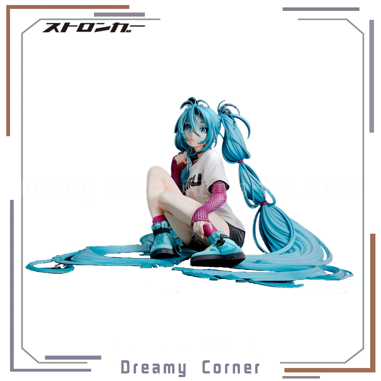 

【В наличии】сильные персонажи Piapro Хацунэ Мику, последний уличный стиль, милая ограниченная серия, масштабная фигурка 1/4, модель