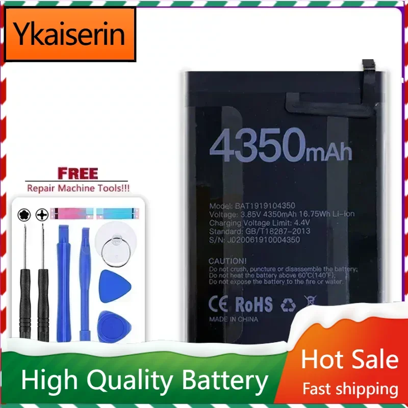 YKaiserin 4350mAh Battery BAT2019104350 for DOOGEE X95 Pro X95Pro /X95/ X93/X96 Pro/X97/X98 Pro X98Pro X97Pro Portable Batteries