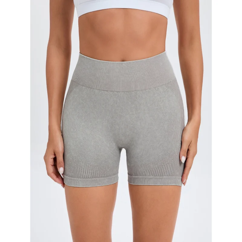 New Seamless Yoga Hot-Selling High-Waist Tummy-Control Shorts Tight-Fit Hip-Lifting Sports Boxer Briefs for Women