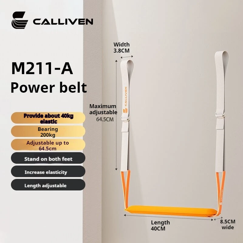 Horizontal bar pull-up power belt adjustable training assistance with elastic belt men and women indoor home fitness equipment