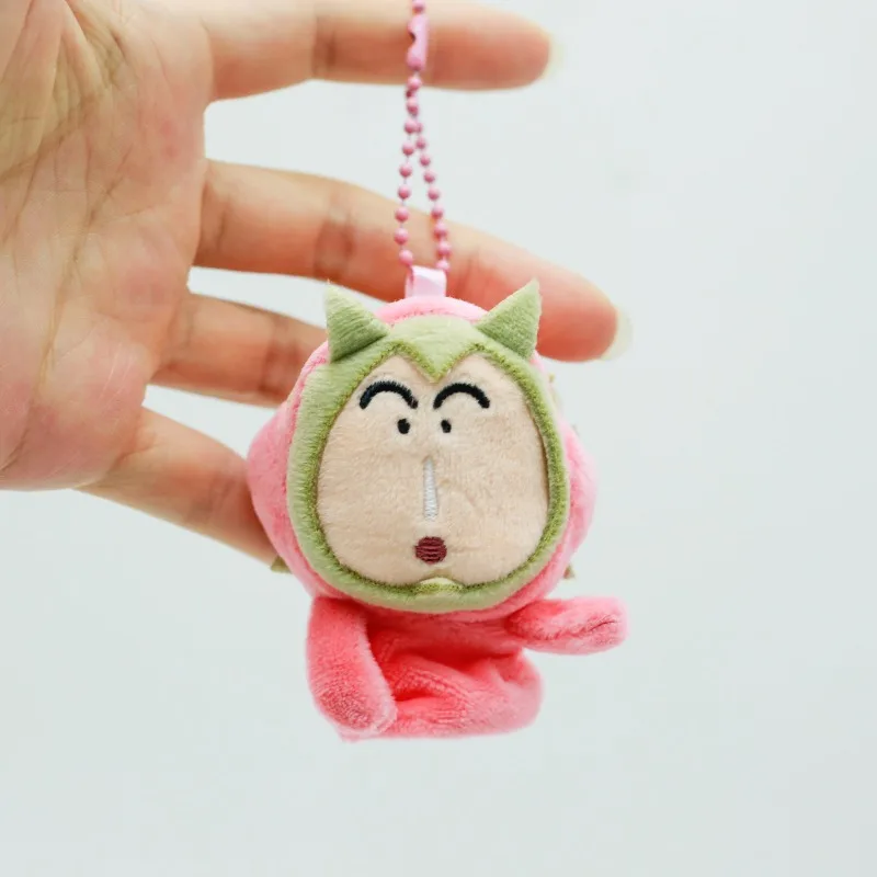 Crayonsehinchans-Juego de marionetas de dedo de peluche, juguetes de personajes de Anime bonitos para niños, juego interactivo para contar historias, regalo de muñecas de dibujos animados