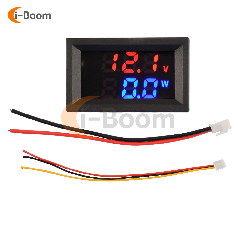 M520 DC 5-30V Voltmeter Ammeter Power Meter Dual LED Display Panel Volt Guage Amp Meter Voltage Current Tester