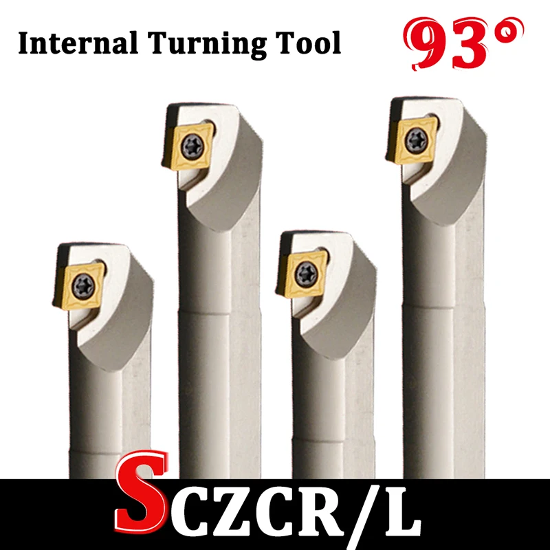 حامل أداة تحويل داخلي ، SCZCR SCZCL لإدراج الخراطة CCMT ، S08K ، S10K ، S12M ، S16Q ، SCZCR09 ، SCZCL06 ، جودة عالية ، 1