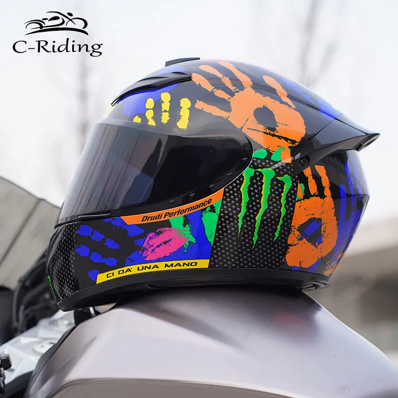 

Motorbike Full Face Helmet Casco Moto Capacete Motorcycle Helmet Racing Kask Casque Moto Full Face Kask Downhill DOT Approved