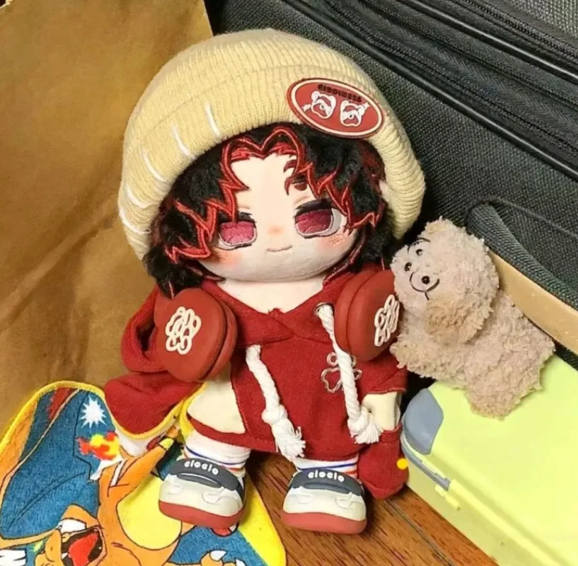 

20CM Demon Slayer Tsugikuni Yoriichi Attribute Stuffed Toys Student Plush Doll Adorable Delicacy Furry Cotton Doll Xmas Gift