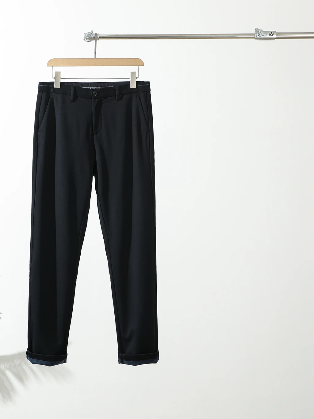 

Высококачественные мужские зимние повседневные брюки из шерстяной смеси с флисовой подкладкой, утолщенные, прямого кроя, с дизайнерским декором, дышащие