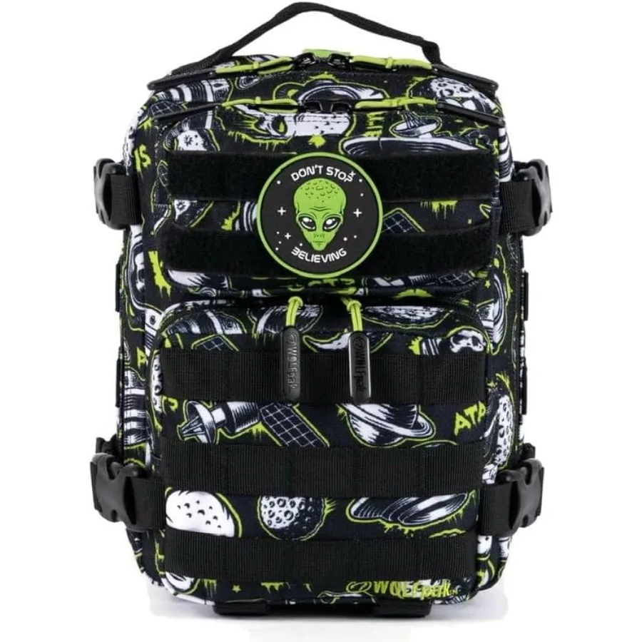 حقيبة ظهر تكتيكية صغيرة من WOLFpak 9L للرجال والنساء حقيبة حمل صغيرة للاستخدام اليومي لصالة الألعاب الرياضية والسفر والمدرسة متينة ومقاومة للماء