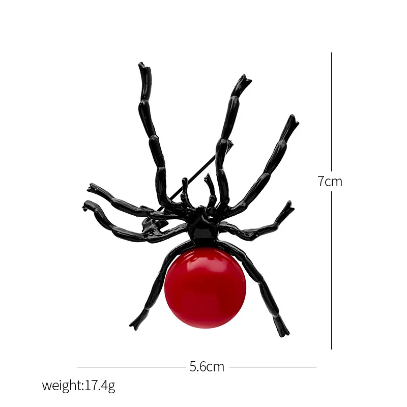 New Vintage Spider Pearl Brooch Pins Korean Fashion Insect Lapel Pins Corsage Badge Jewelry Gifts for Women and Men Accessories image 6