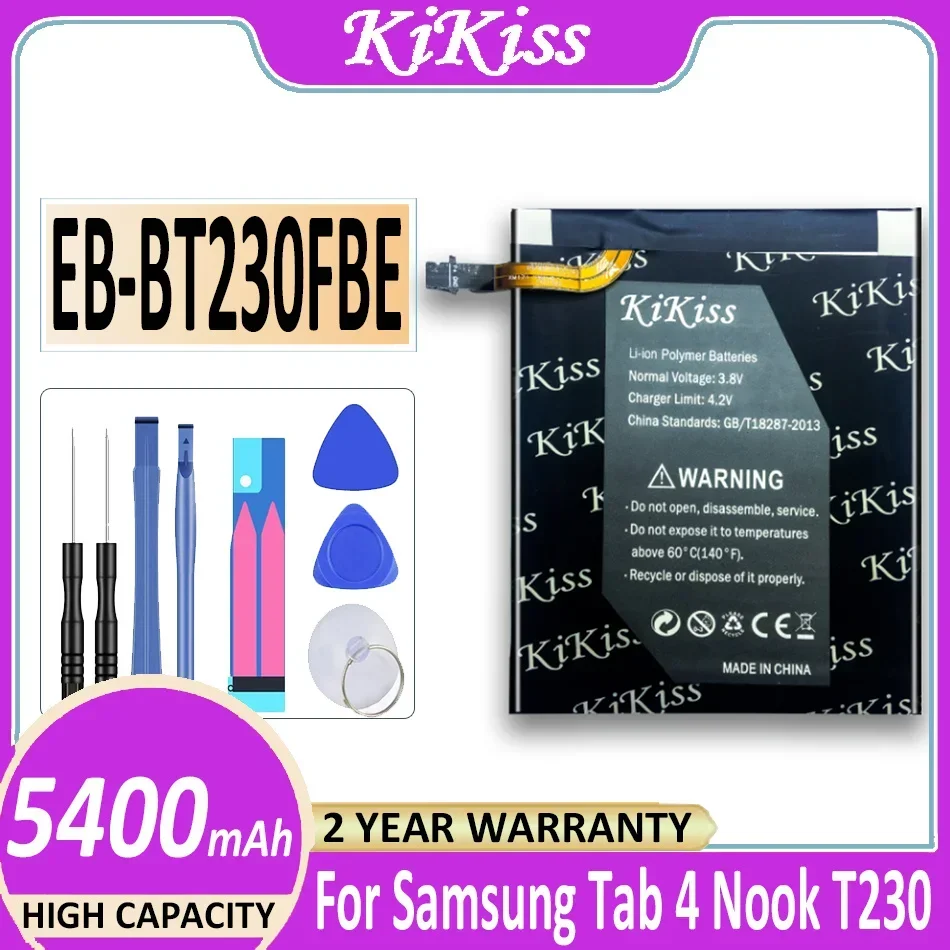 Do tabletu Samsung Galaxy Tab 4 Nook T230 T231 T235 SM-T230 SM-T231 SM-T235 EB-BT230FBE 5400mAh Bateria