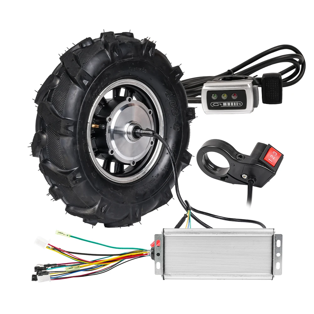 

16 Inch High Torque Electric Motor 48V 1000W 150N.m Electric Agricultural Wheel Hub Motor Kit