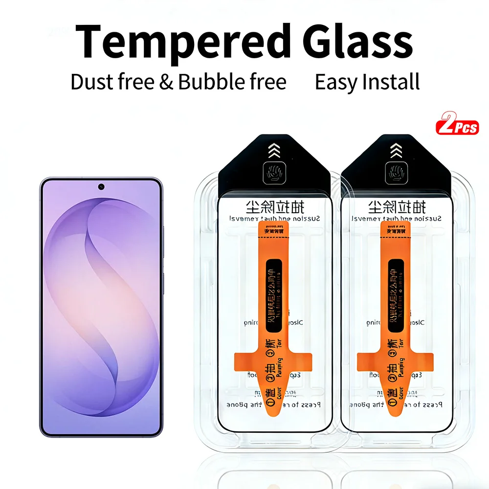 

2pcs Tempered Glass for Samsung Galaxy S26 Ultra/S26 Edge/S26 Plus/S26+/S26 Samsung A27 Screen Protector Dust-free Installation