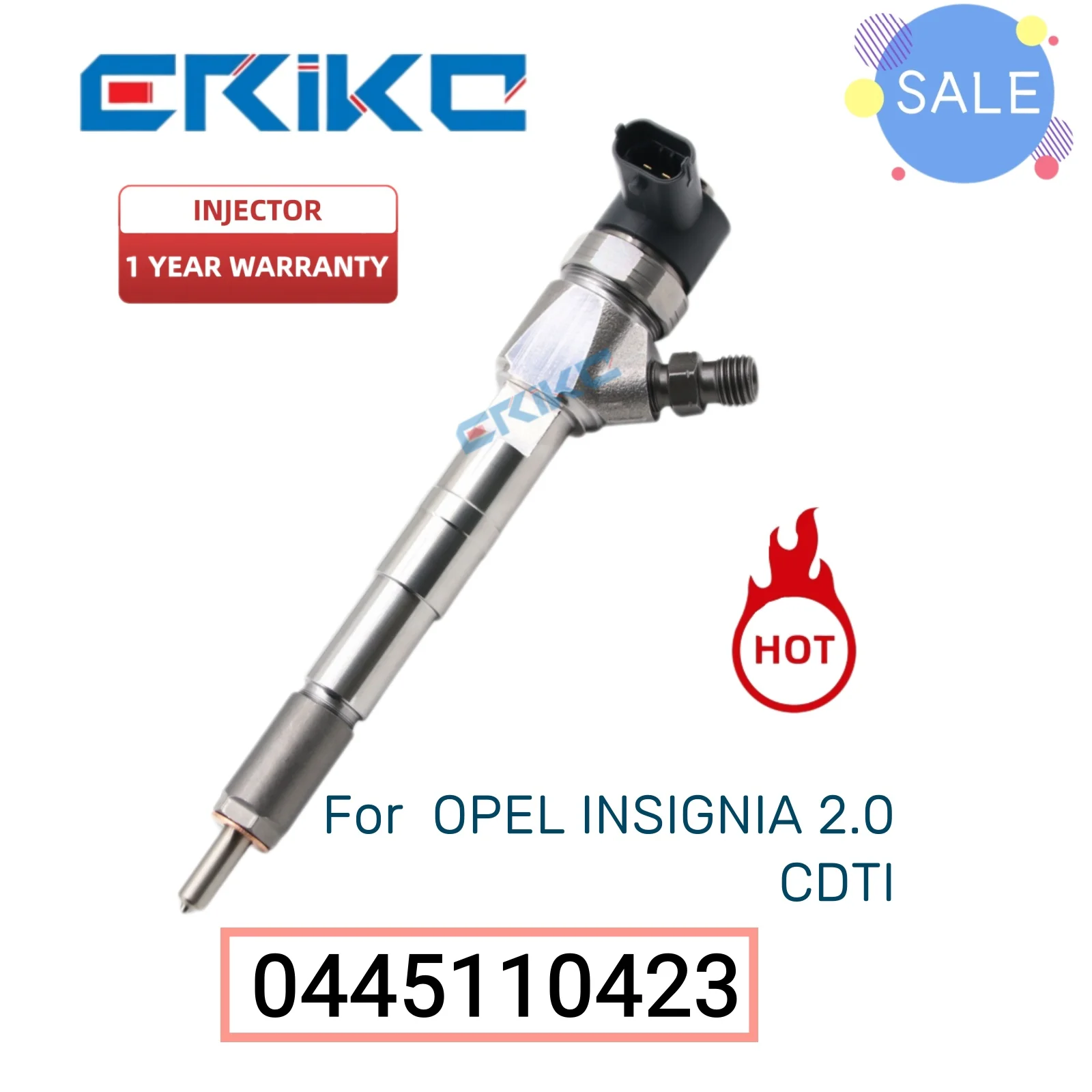 

0445110423 Auto Engine Injector Assy 0 445 110 423 Jet Injector 0445 110 423 Car Injector for OPEL INSIGNIA 2.0 CDTI