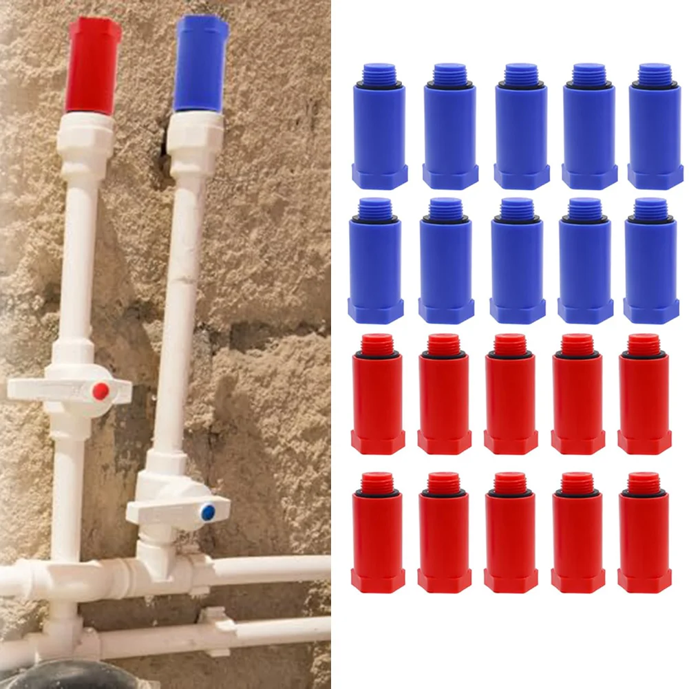 20 Pack 1/2 Inch Pressure For Water Pipe Connector for For Water System Diagnostics and Temporary Supply Interruption Needs