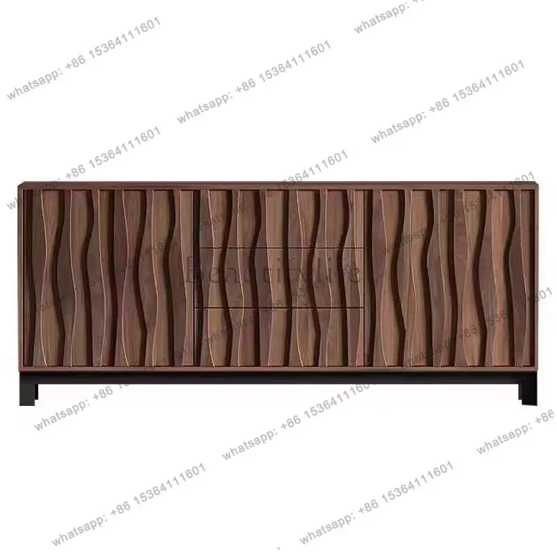 

Solid wood dining side cabinet, living room storage locker, Chinese antique TV