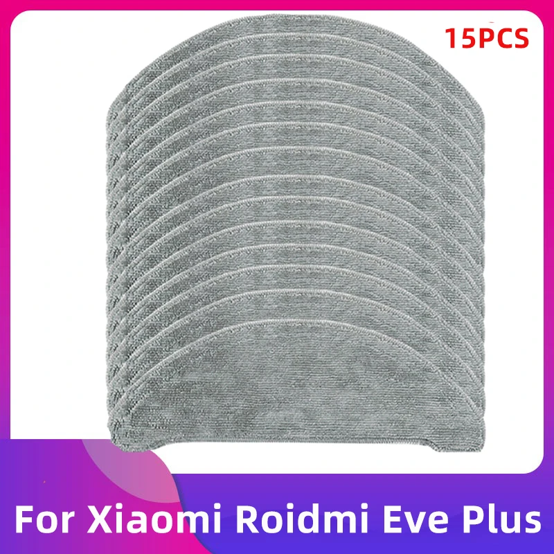 For Xiaomi ROIDMI EVE Plus SDJ01RM Robot Vacuum Cleaner Mops Cloths Accessories Spare Parts Replacement Rag