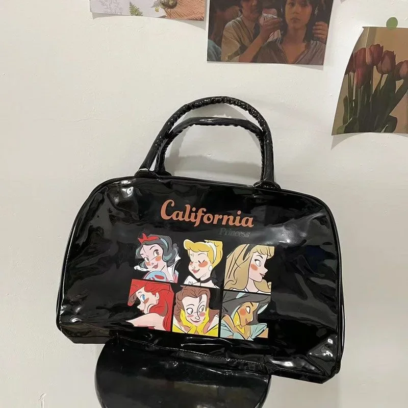 45x20x27cm Disney śnieżnobiała nowa torebka damska moda kreskówka luksusowa marka damska torba podróżna torebka torba o dużej pojemności