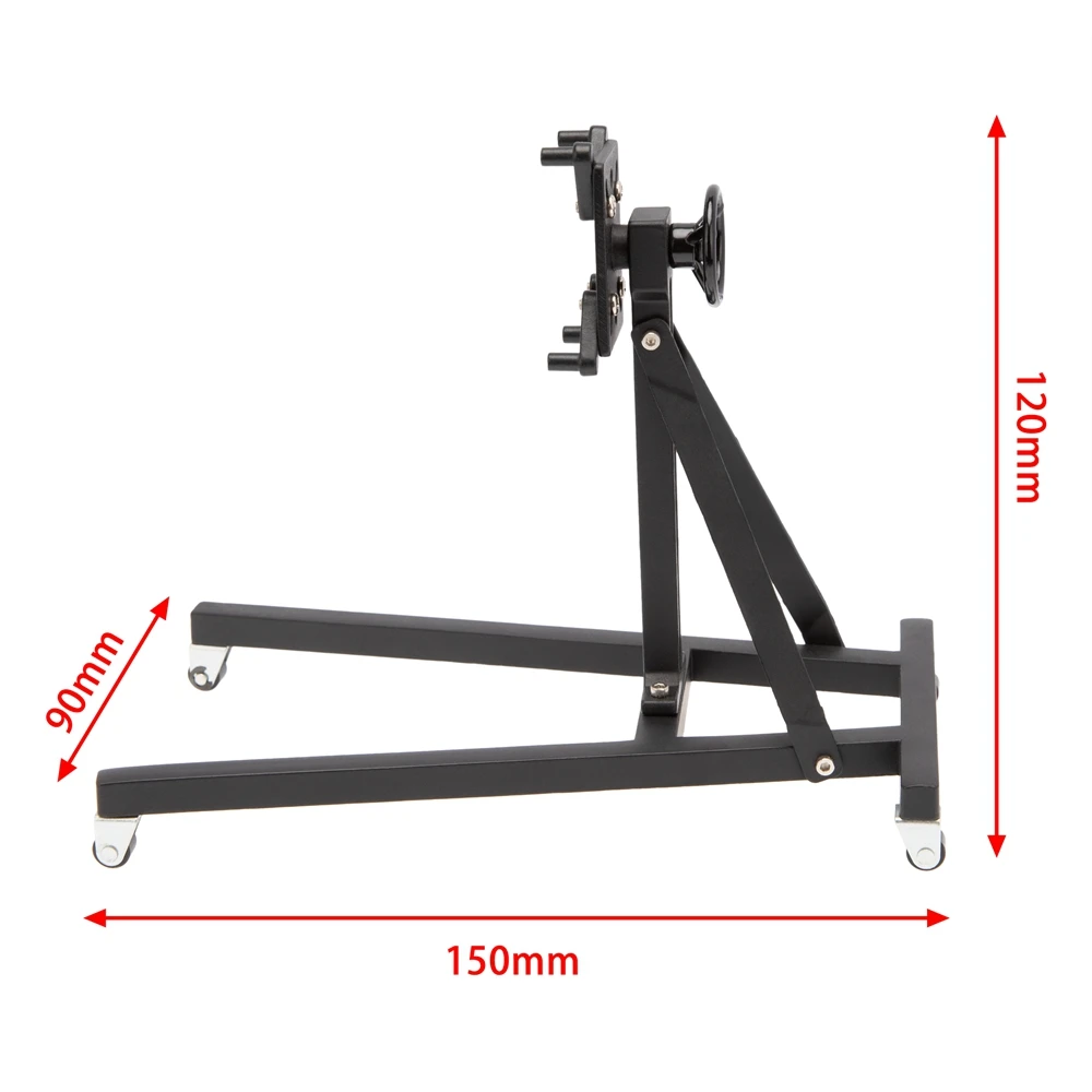 Metal Rotatable Engine Flip Maintenance Bracket Engine Stand for 1/10 RC Crawler Car Traxxas TRX4 Axial SCX10,2