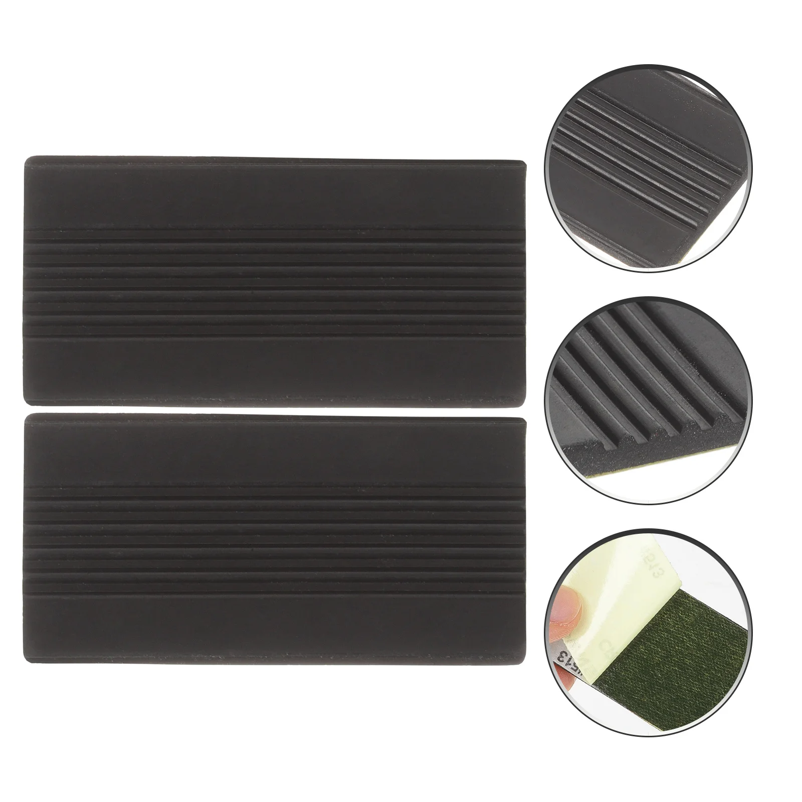 

2pcs Bass Antiskid Pads Rubber Foot Protector Guard Mat Durable Pedal Guards Pad Drum Kit Accessory For Bass Drum Antislip