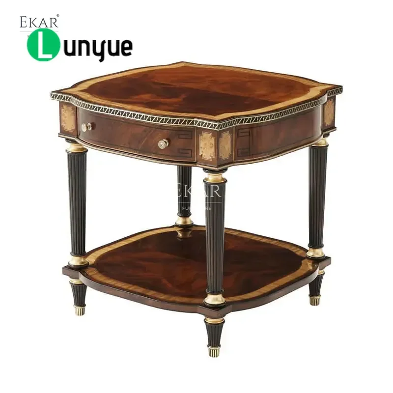 Classic Round Side Table for Living Room and Office Multi Scene Use Sturdy Furniture Accent End Table with Simple Design