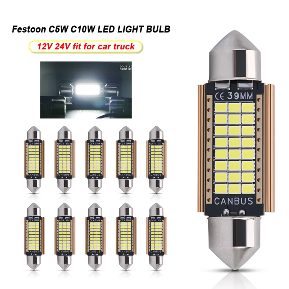 10Pcs Car Led Festo…