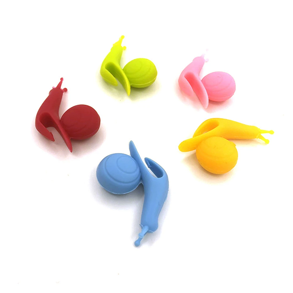 

10 Pcs Glass Marker Silicone Charm Tags for Wedding Party Bar Tool Glass Identifier Eco Friendly Reusable