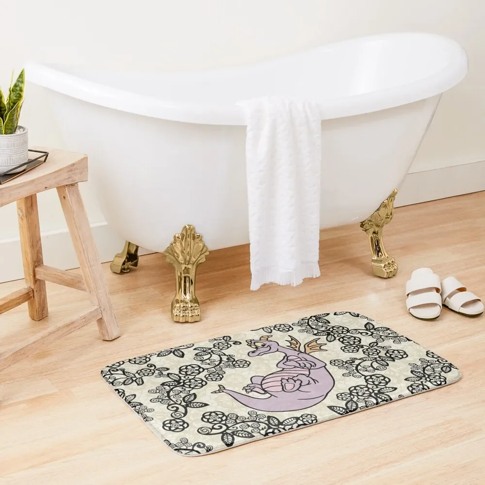 

EPCOT Center lace Figment Bath Mat Carpet Anti Slip Non-Slip Bathroom Hallway Carpet Mat