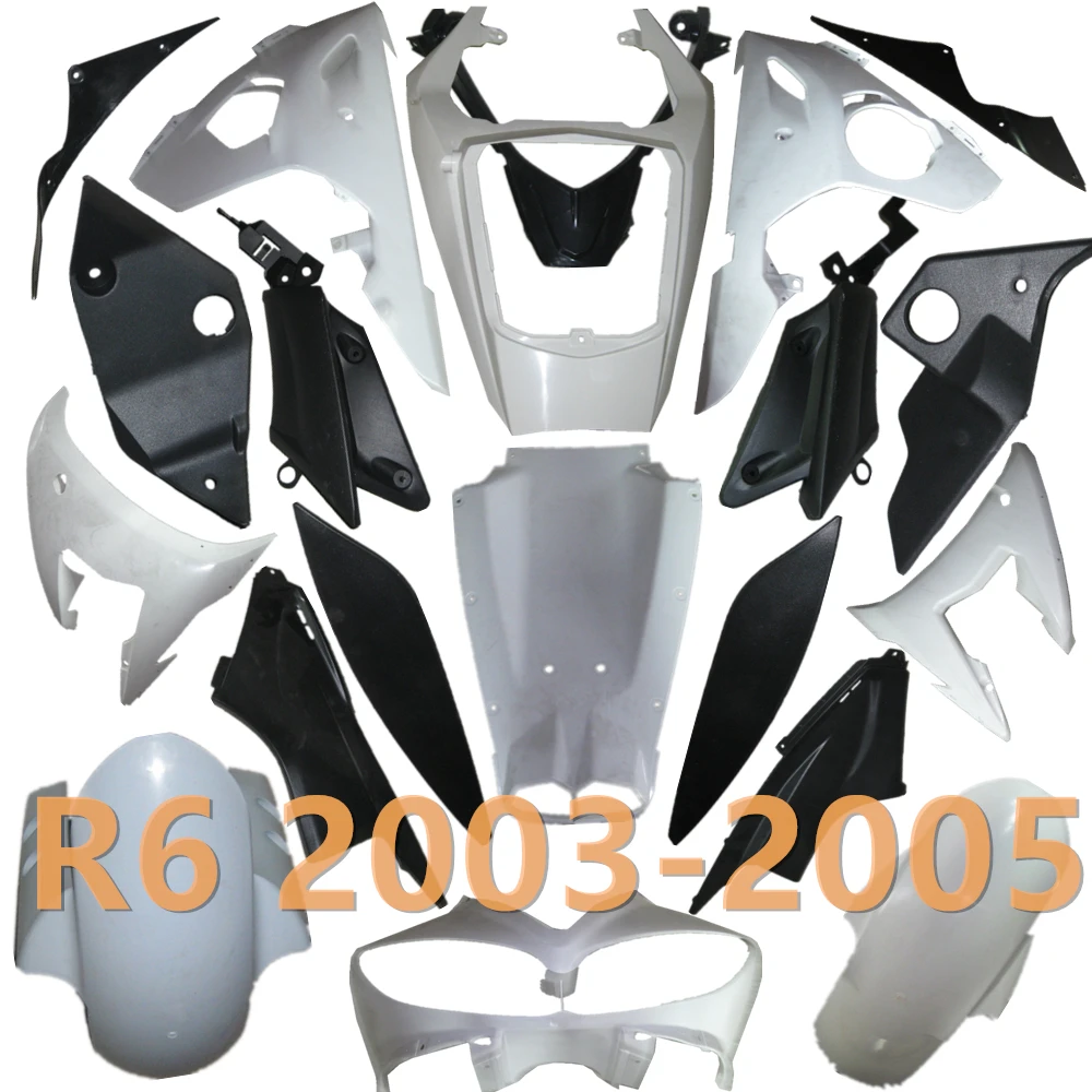 

Bodywork Fairing Unpainted Components Injection Molding Cowl Body Plastic parts For Yamaha YZF R6 YZF600 YZFR6 2003 2004 2005