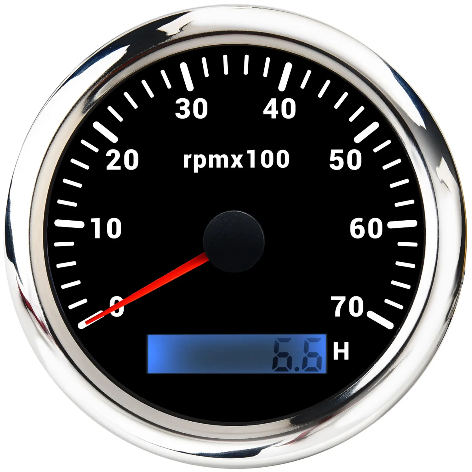 NMEA2000 85mm Tachometer Gauge Boat Engine RPM Auto Marine Tacho RPM Meter Gauges 3K~8K REV Counter LCD Hourmeter NMEA 2000 view 3