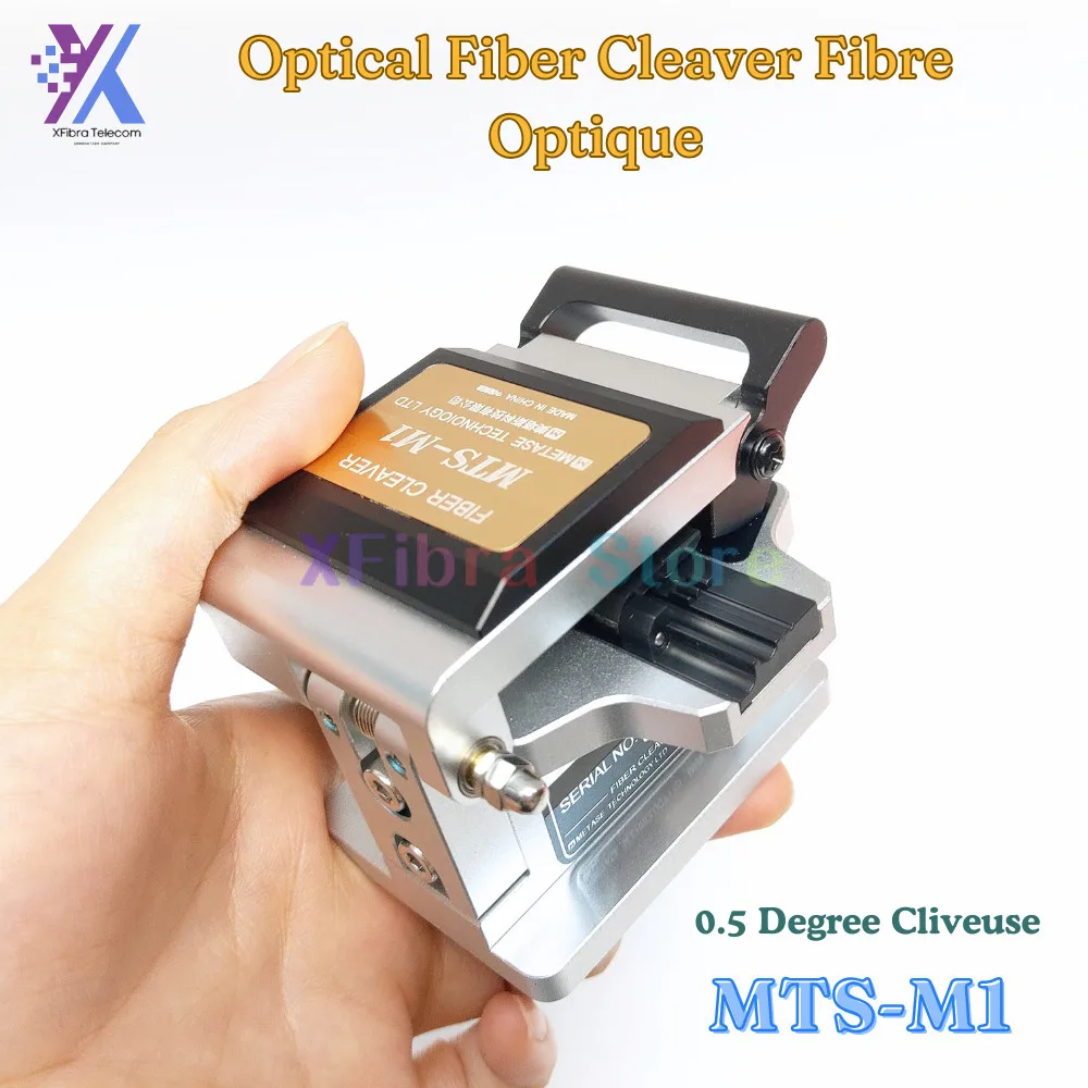 MTS-M1 Metase M1 High Cost Performance Fiber Optic Cleaver For Hot Melt N Mechanical T-A8 Optic Fiber Cutter 0.5 Degree