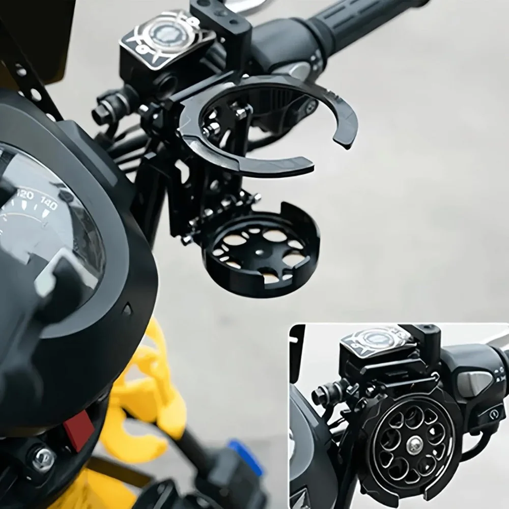Universal Foldable Motorcycle Cup Holder Bike Water Bottle Cage Stand Drink Beverage Modification Accessories