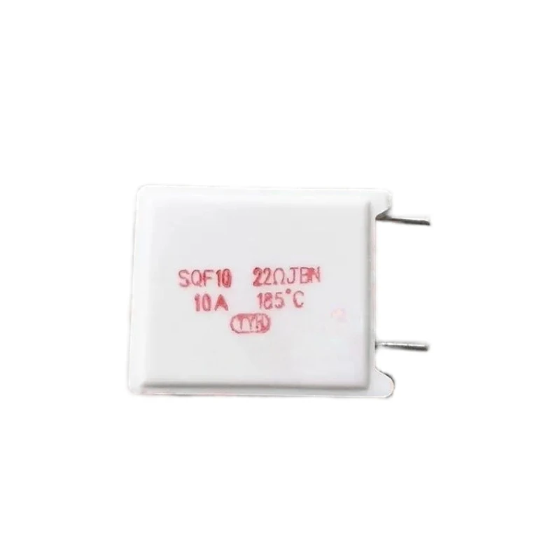 2Pcs SQF10 22 ΩJ 22 Ohm 10A 185℃ 185 Degree Thermal Resistor