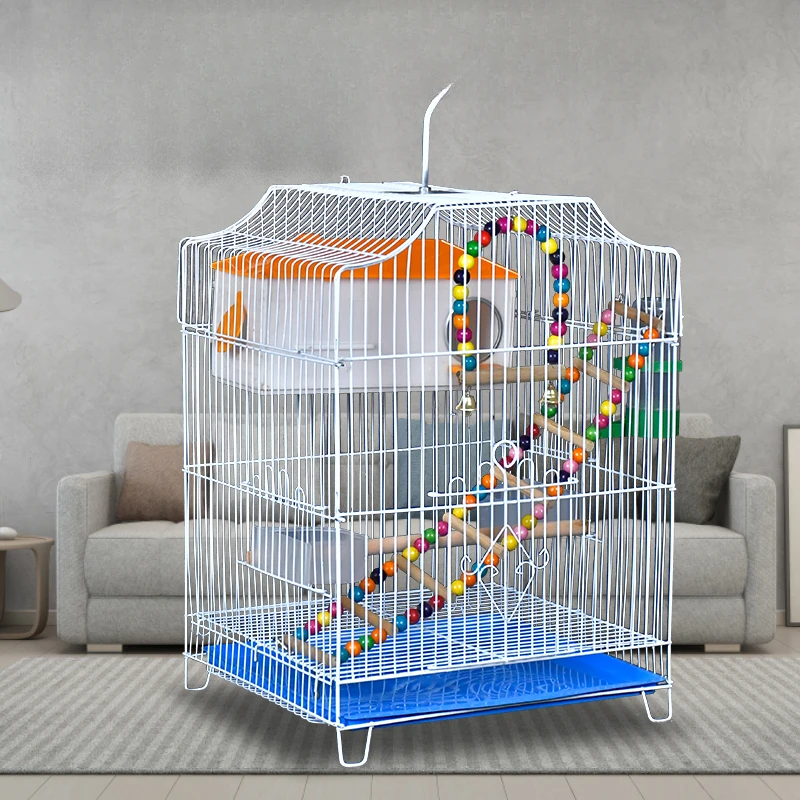 Budgie Hut Bird Cages Parrot Products Small Bed Outdoor Bird Cages Habitat Hamster Vogelkooi Accessoires Bird Supplies RR50BN