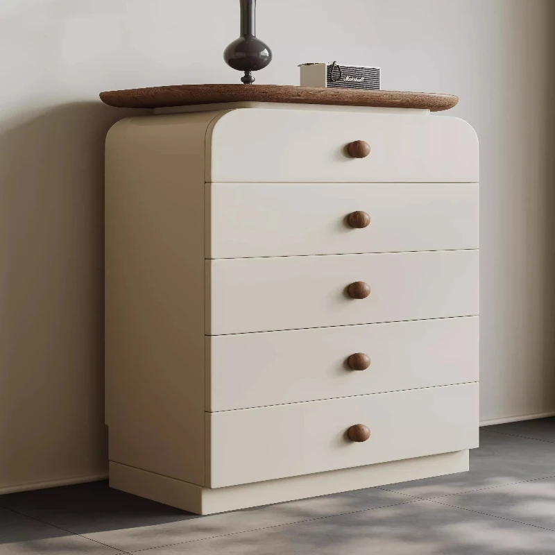 

Living room storage cabinet household solid wood bedroom bedside locker