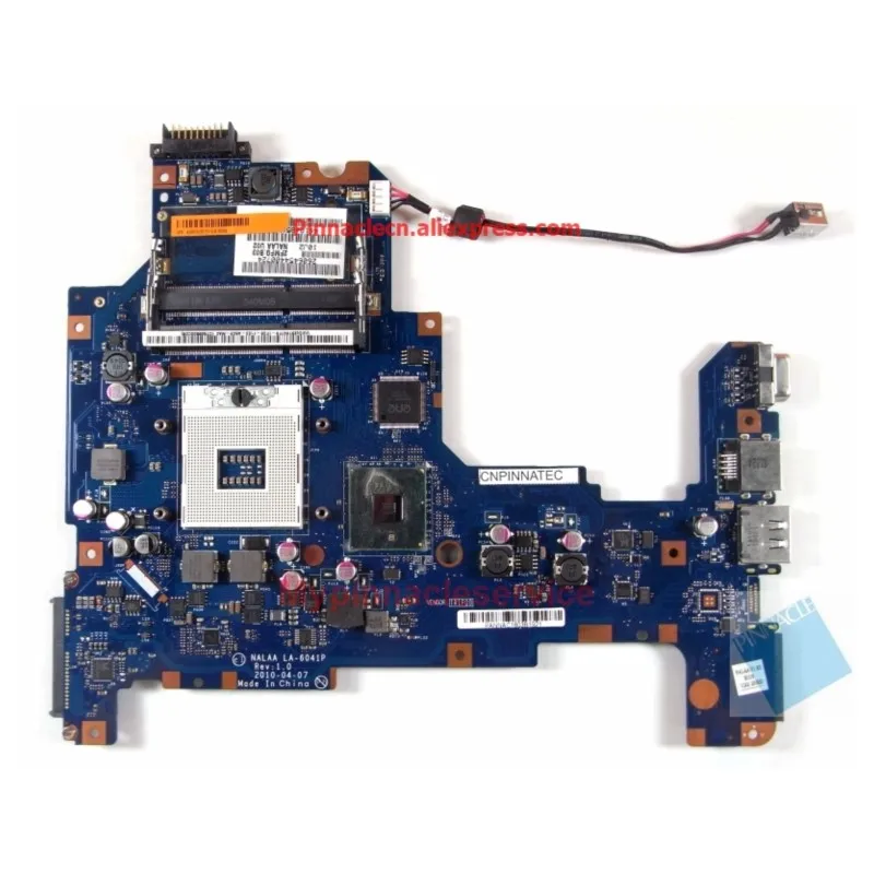 K000103770 Motherboard with heatsink CPU for Toshiba Satellite L670 L675 instead of L670D L675D LA-6053P LA-6054P K000103970