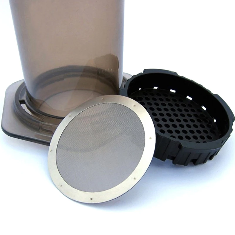 2PCS Aeropress Coffee Maker Filter Stainless Steel Disc Metal Ultra Filter For Aeropress Coffee Maker Kitchen Coffee Accessories