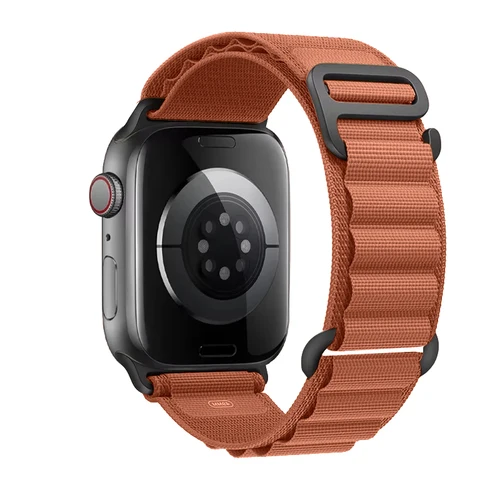 Correas para Apple watch Ultra 3 band 49mm 45mm 46mm 42mm 44mm 41 40mm pulsera alpina de nailon correa iwatch Series 11 10 9 8 7 6 SE