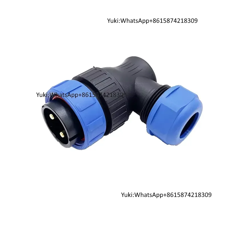 Weipu SP Series SP29 2Pin Copper Brass Contracts Male Female Plug Socket IP68 Waterproof Circular Industrial Connector for - view 2