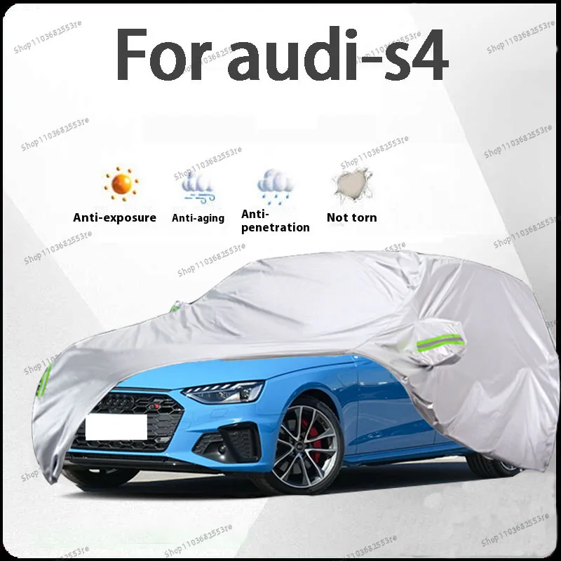 

For Audi S4 Fit Car Cover - Waterproof, Dustproof, Sunshade (UV), Snowproof | Silve Full Cover with All-Day Protection