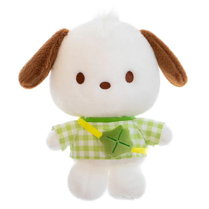 Sanrio Kawaii Pochacco Peluche Simpatico animale di peluche Grande bambola morbida per bambini Regalo di compleanno Perfetto coccoloso Giocattoli Compagno