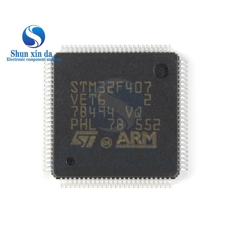 STM32F407 STM32F407IGT6 STM32F407VET6 STM32F407VGT6 STM32F407ZET6 STM32F407ZGT6 STM32F407IGH6 LQFP-100/144/176 UFBGA-201 SMD IC