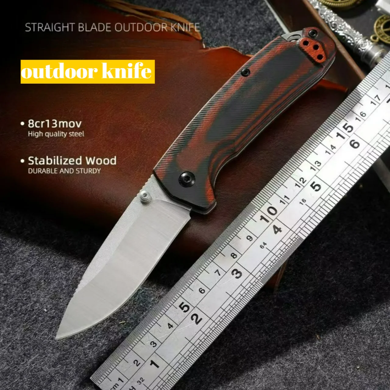 

BM15031 folding knife S30V blade outdoor adventure camping cutting high hardness military tactical survival EDC hunting knife