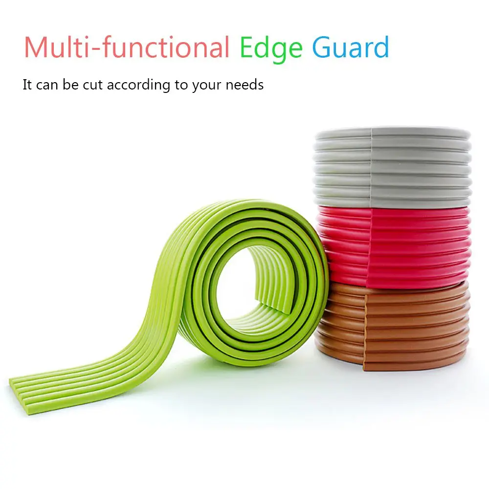 2 Meter 16 Colors Children Protection Foam Bumper Collision Cushion Desk Corner Protector Table Edge Baby Safety Guard Strip