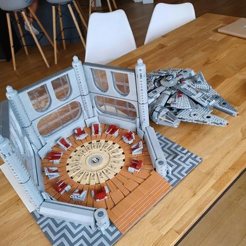 

3250 шт. MOC COUNCIL CHAMBER UCS Star Battle Строительные блоки Рождественский подарок Вдохновляет неограниченное количество для творчества Строительный набор