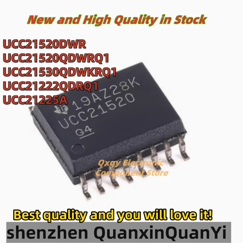 

новый UCC21520DWR UCC21520 UCC21520QDWRQ1 UCC21520Q UCC21530QDWKRQ1 UCC21530Q UCC21222QDRQ1 21222Q UCC21225A