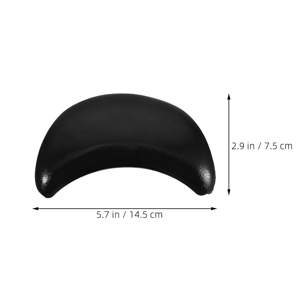 Silicone Shampoo Bowl Cushion 2pcs Ergonomic Neck Rest Pillow for Hair Washing Spa Salon Basin Support