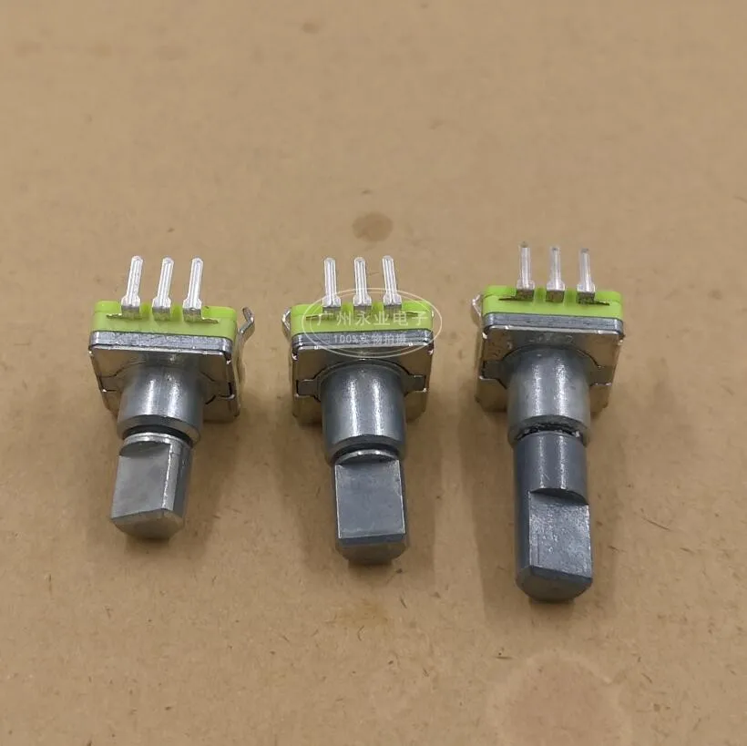 3 Piece EC11 Encoder With Push Switch Car DVD Volume Rotation 30 Positioning 15 Pulse Digital Potentiometer