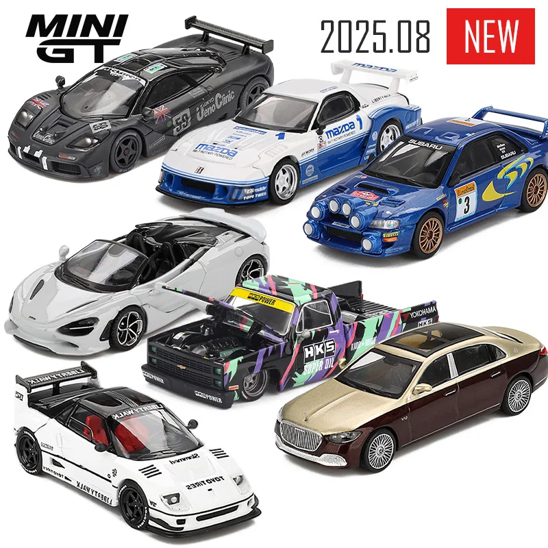 

MINIGT 1/64 McLaren Subaru Maybach Mazda Chevrolet sports car Vintage car metal diecast cars Toys For Boys collect ornaments