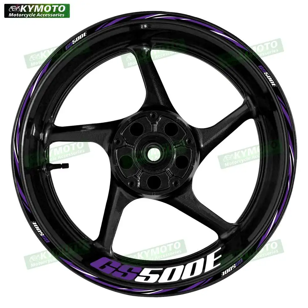

For GS500E GS 500E reflective motorcycle wheel sticker 17 inch rim stripe decal racing off-road fairing accessories
